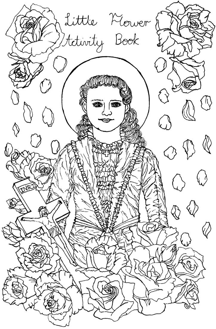 Free little flower coloring page by szynszyla