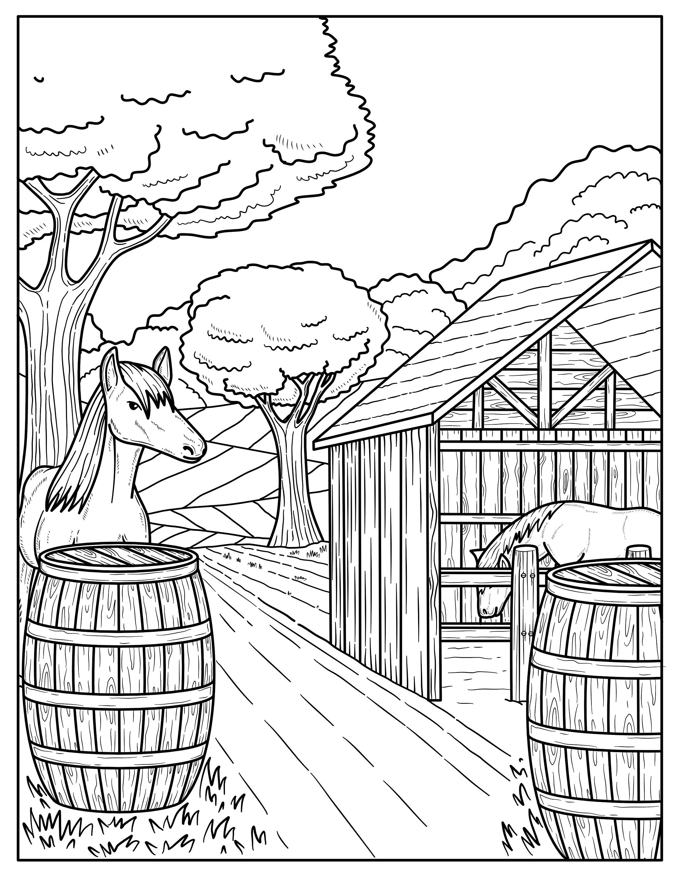 On the farm