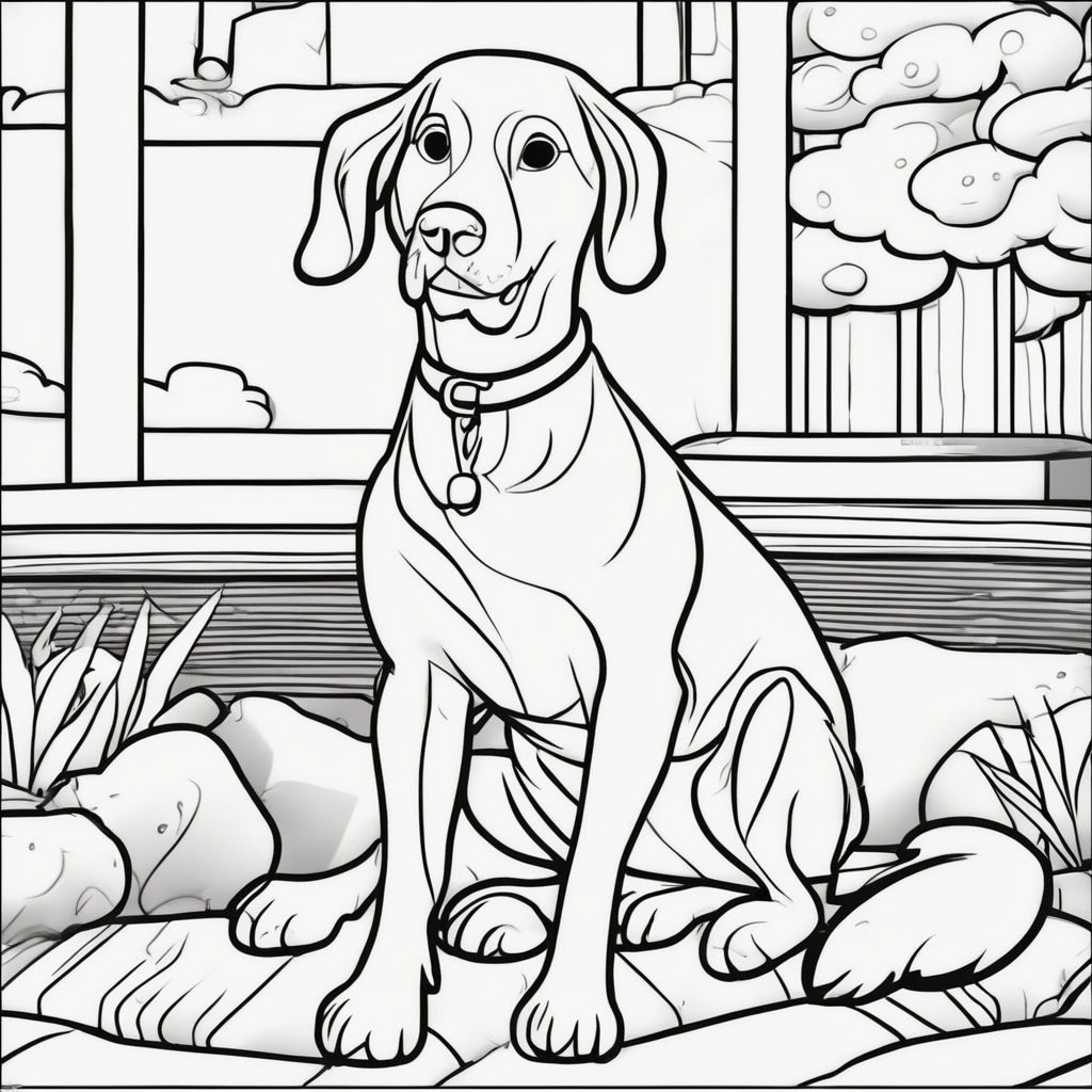Dogs coloring books