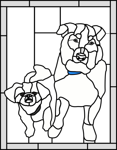 Two dogs