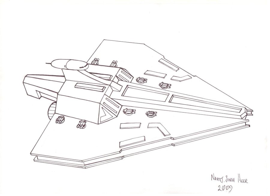 Acclamator star destroyer minecraft map