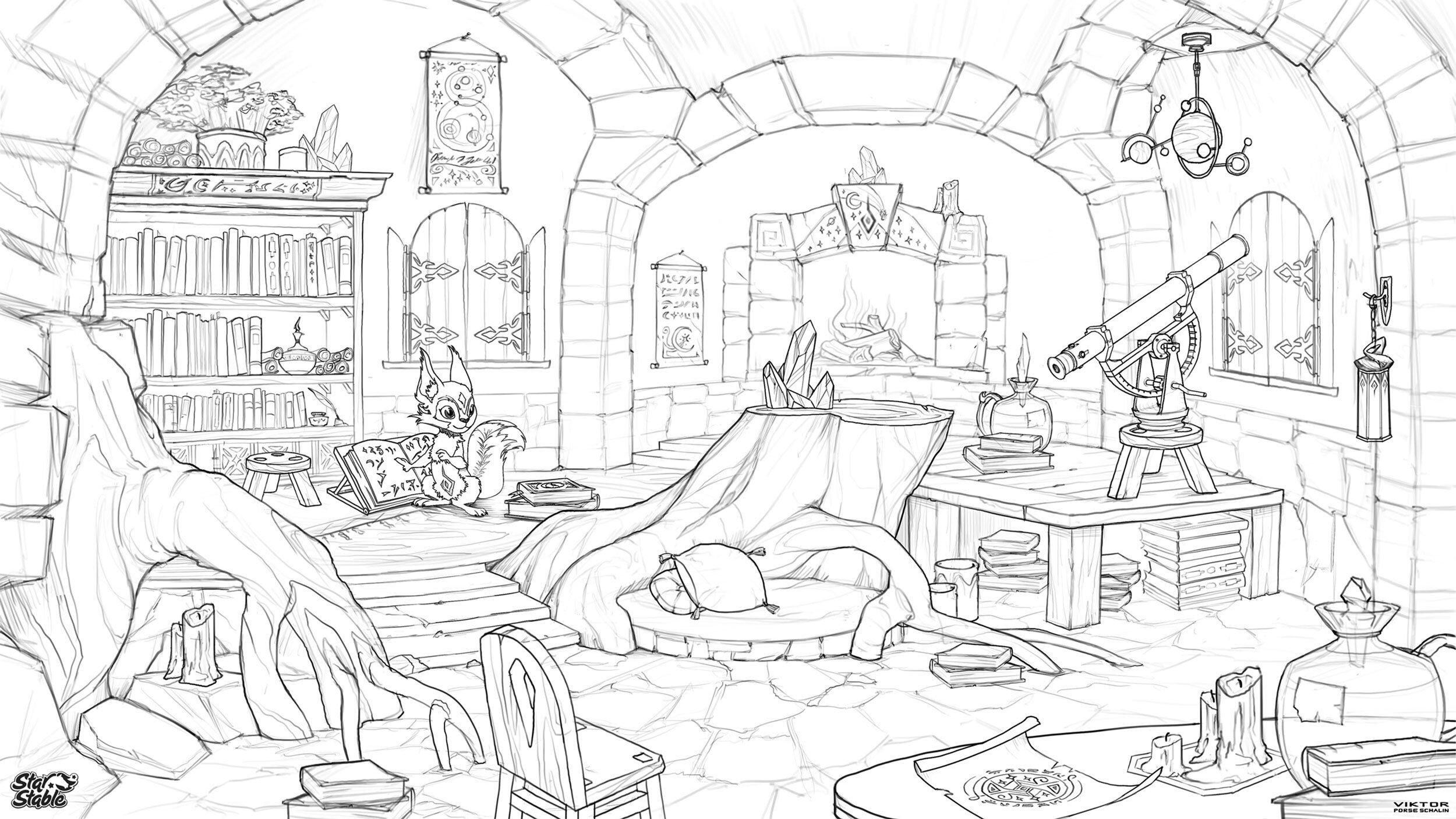 Star stable concept art illustration â art of viktor porse schalin