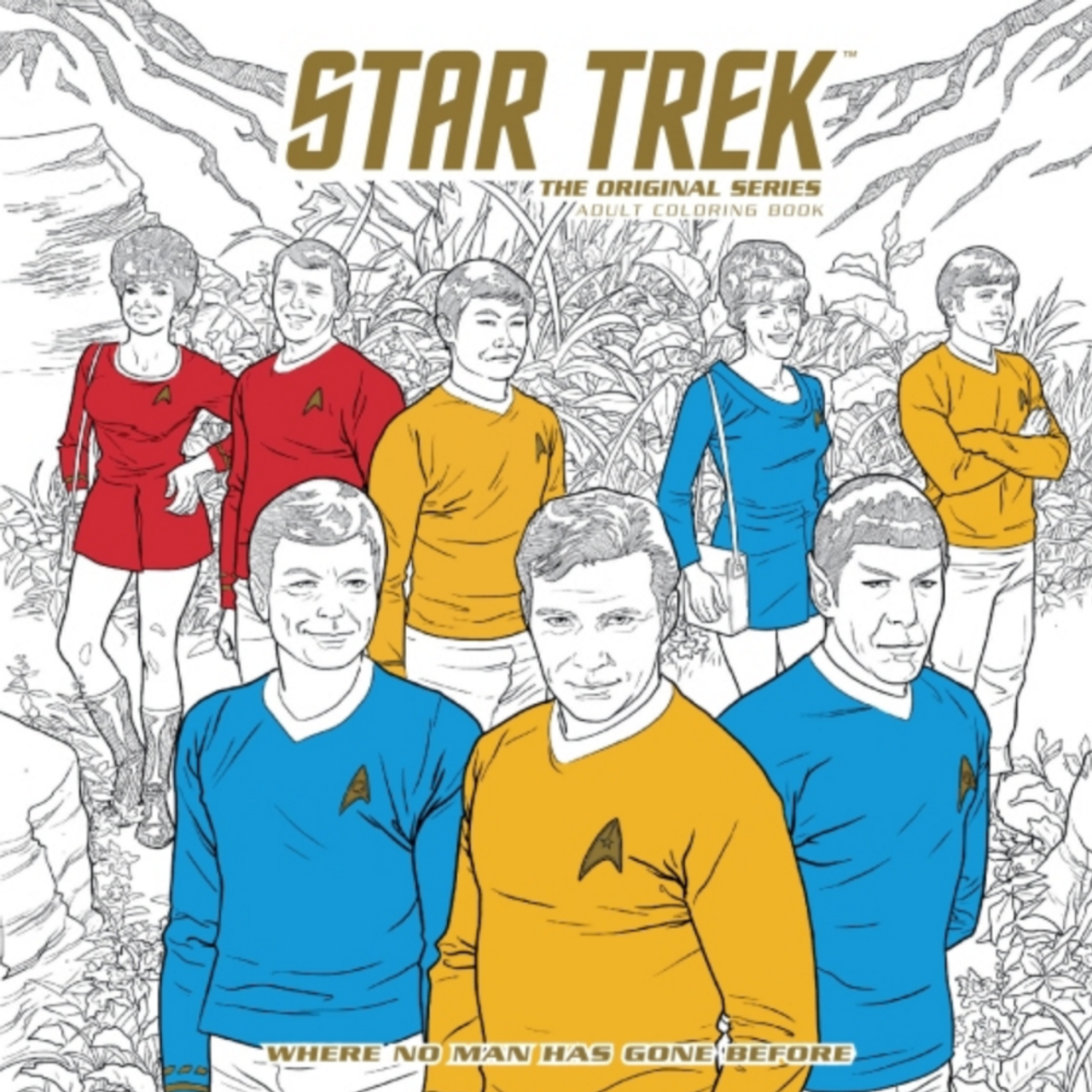 Star trek the original series adult colouring book