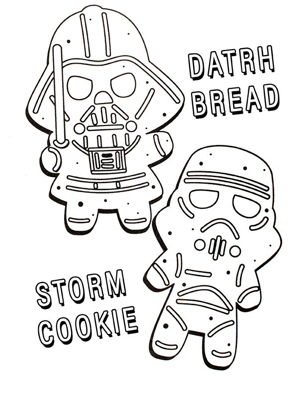 Star wars christmas coloring book â spokane photography