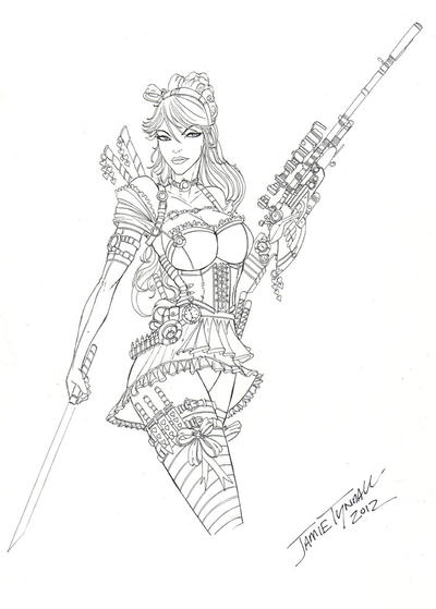 Steampunk alice in wonderland mission by jamietyndall on