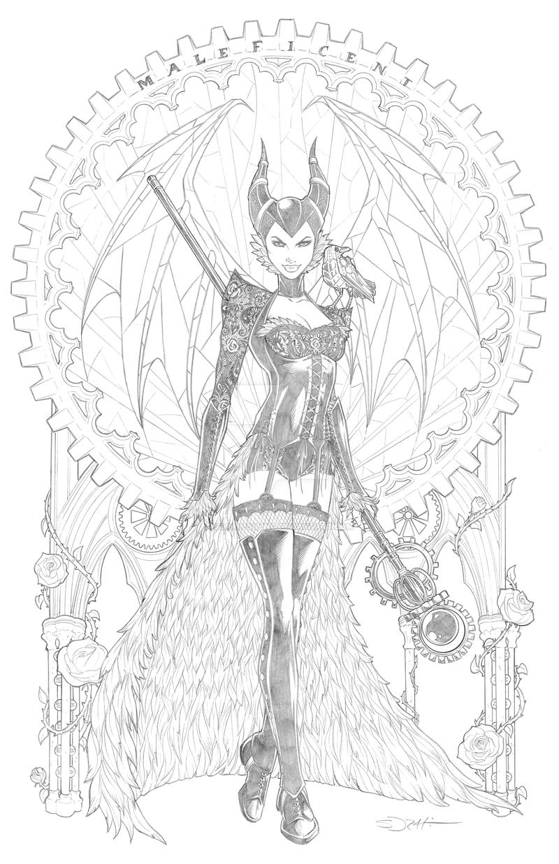 Steampunk maleficent redux by sorah