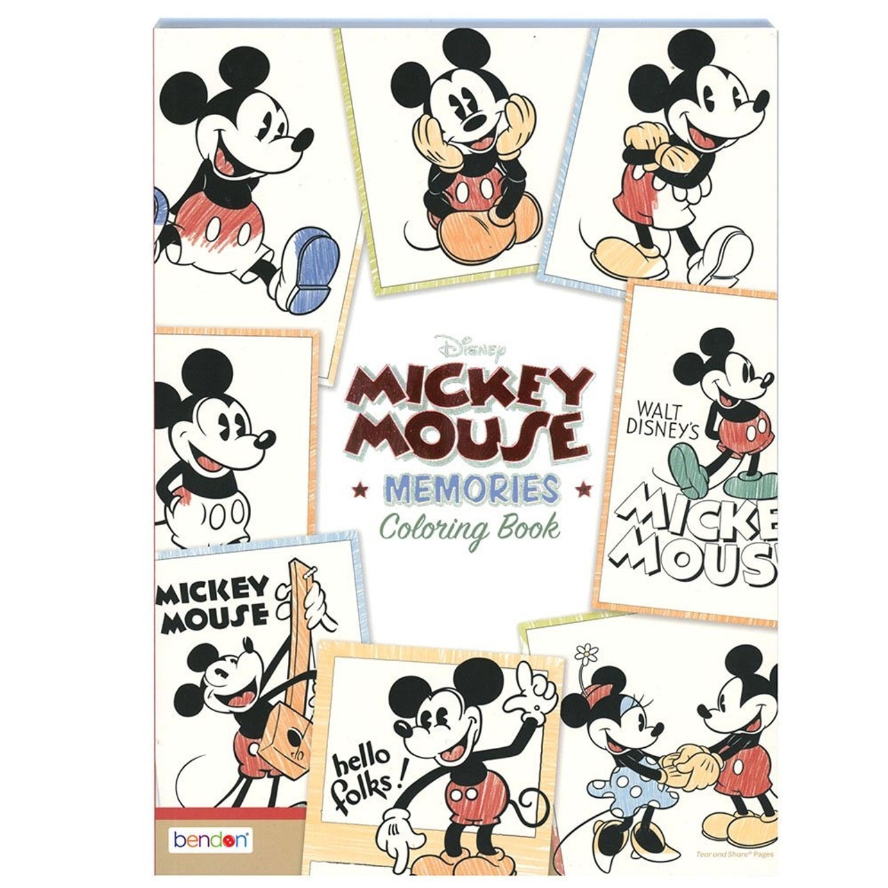 Mickey mouse advanced coloring book