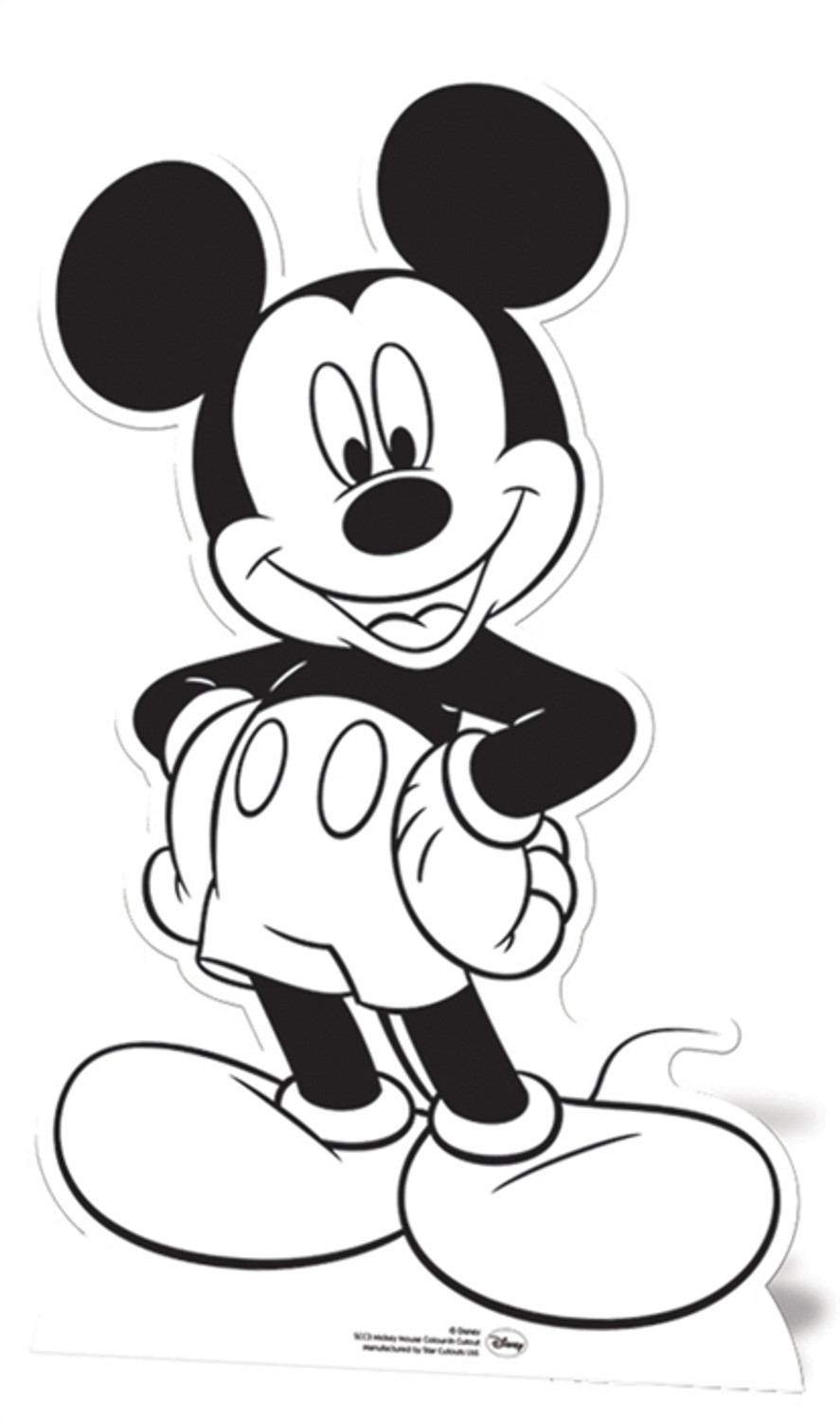 Mickey mouse colour and keep cardboard cutout buy disney cutouts standups standees at
