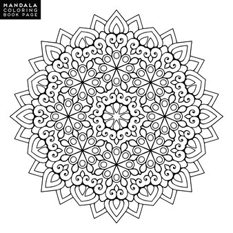 Page dot mandala patterns vectors illustrations for free download