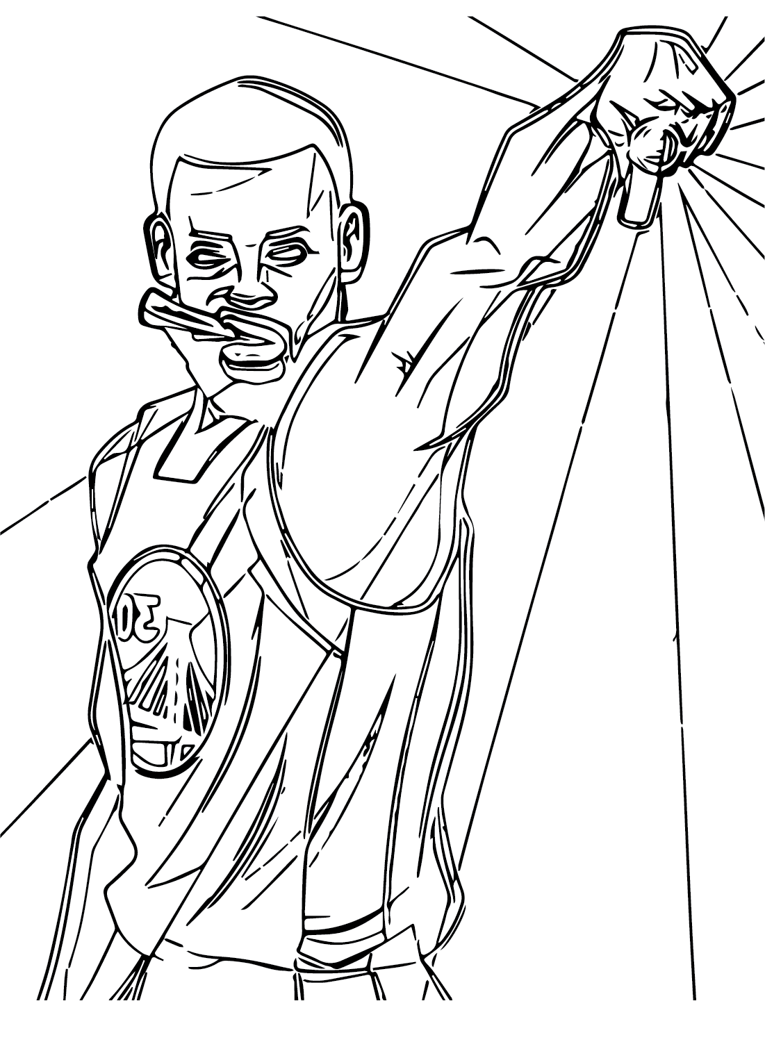 Stephen curry coloring pages