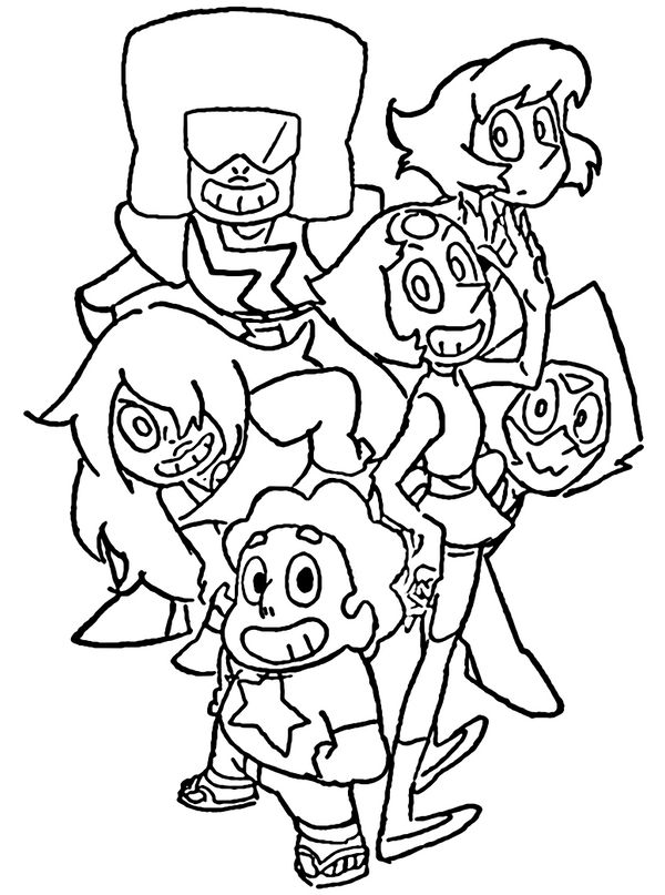 Steven universe coloring page by porigoshi by sanorace on