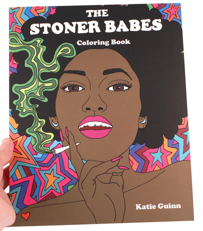 The stoner babes coloring book microcosm publishing