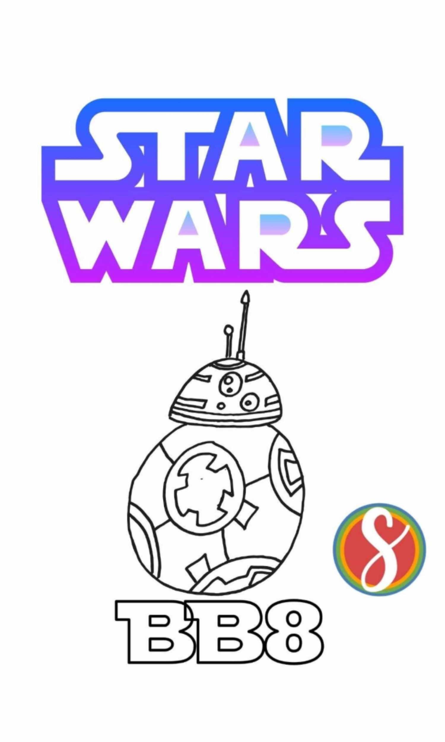 Free star wars coloring pages â stevie doodles