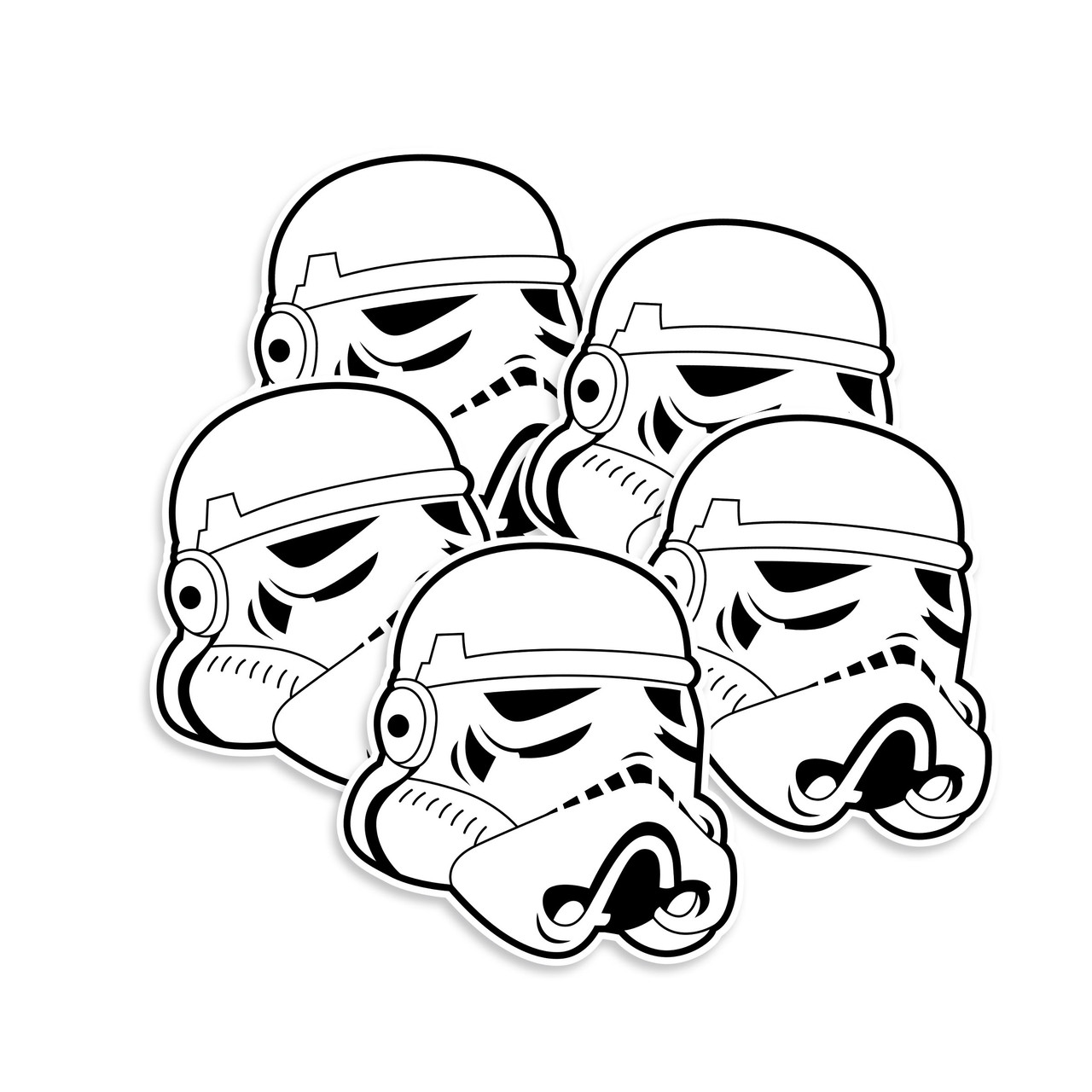 Stromtrooper helmet sticker