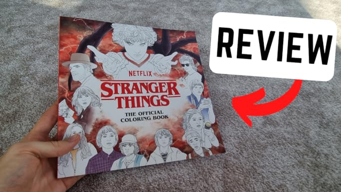 Stranger things the official coloring book netflix books