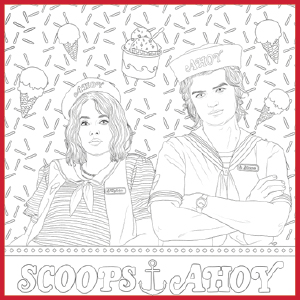 Stranger things the official coloring book netflix books