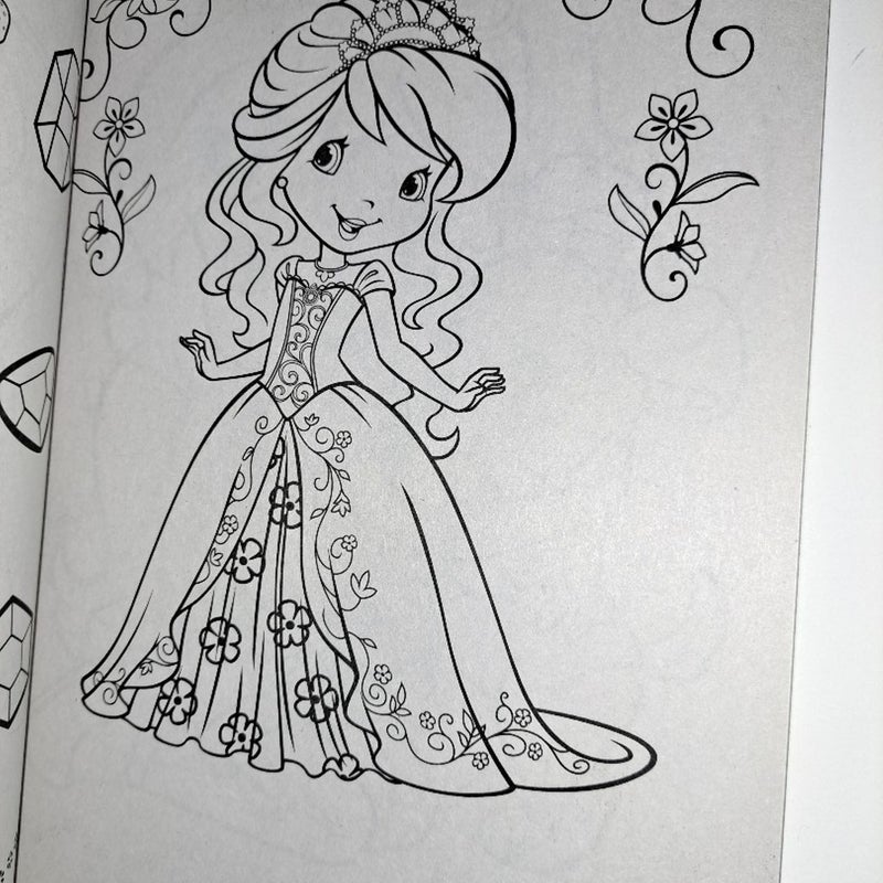 Strawberry shortcake coloring book by bestseller paperback