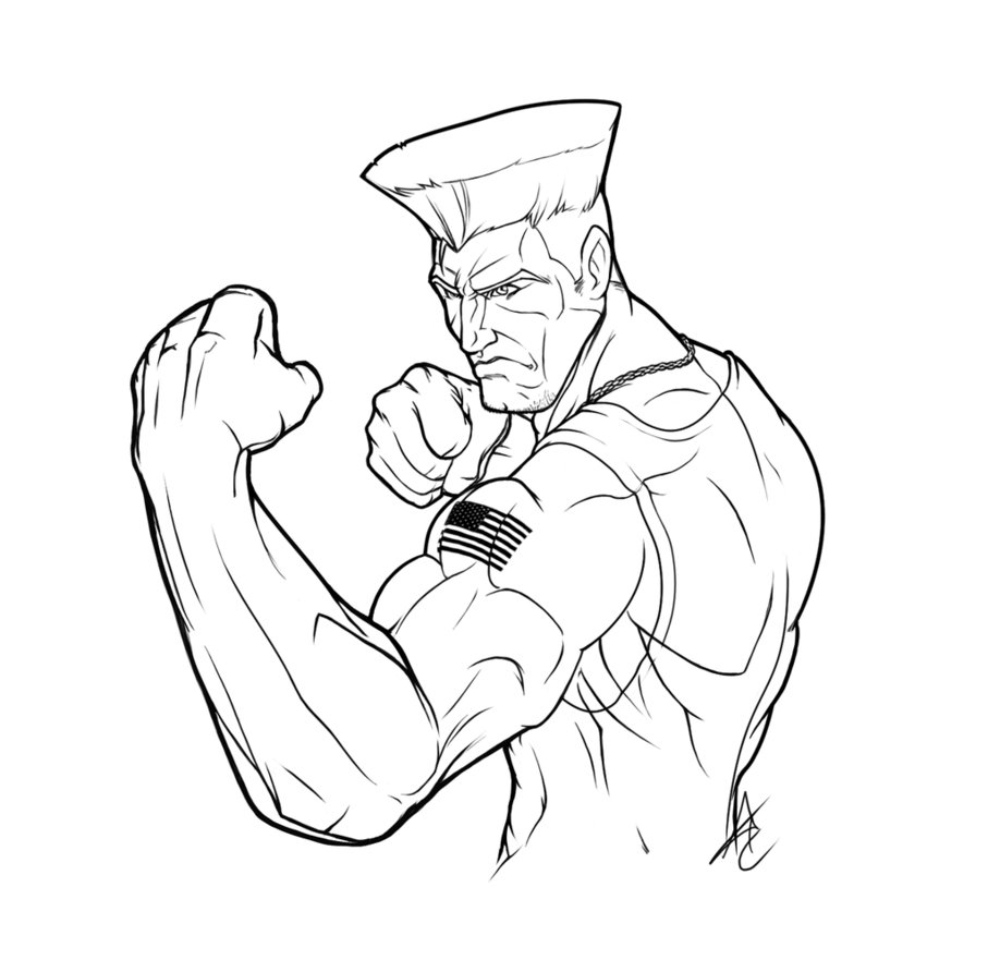 Street fighter free coloring images pages to print with ryu ken sagat chun lee
