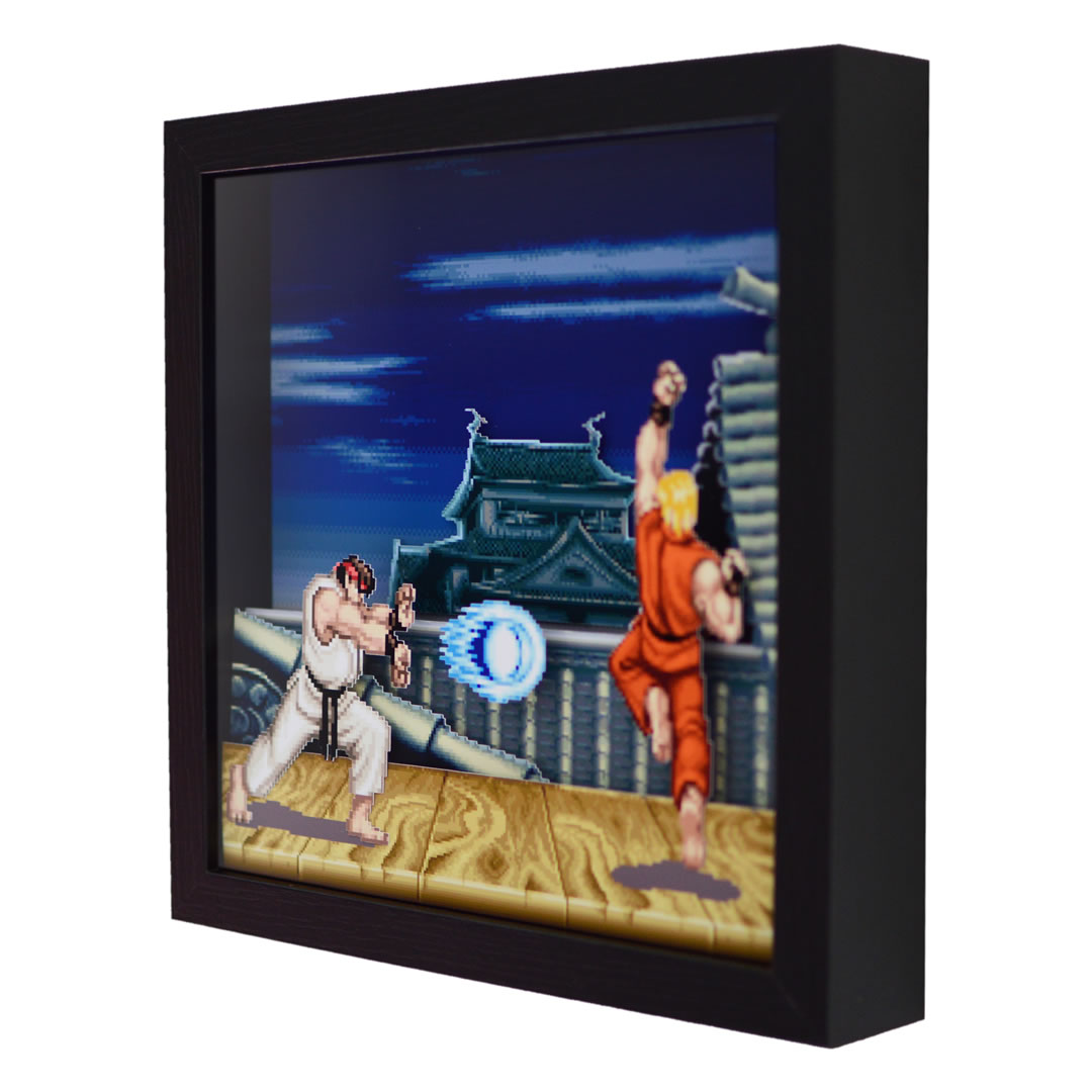 Super street fighter ryu stage â retro games crafts
