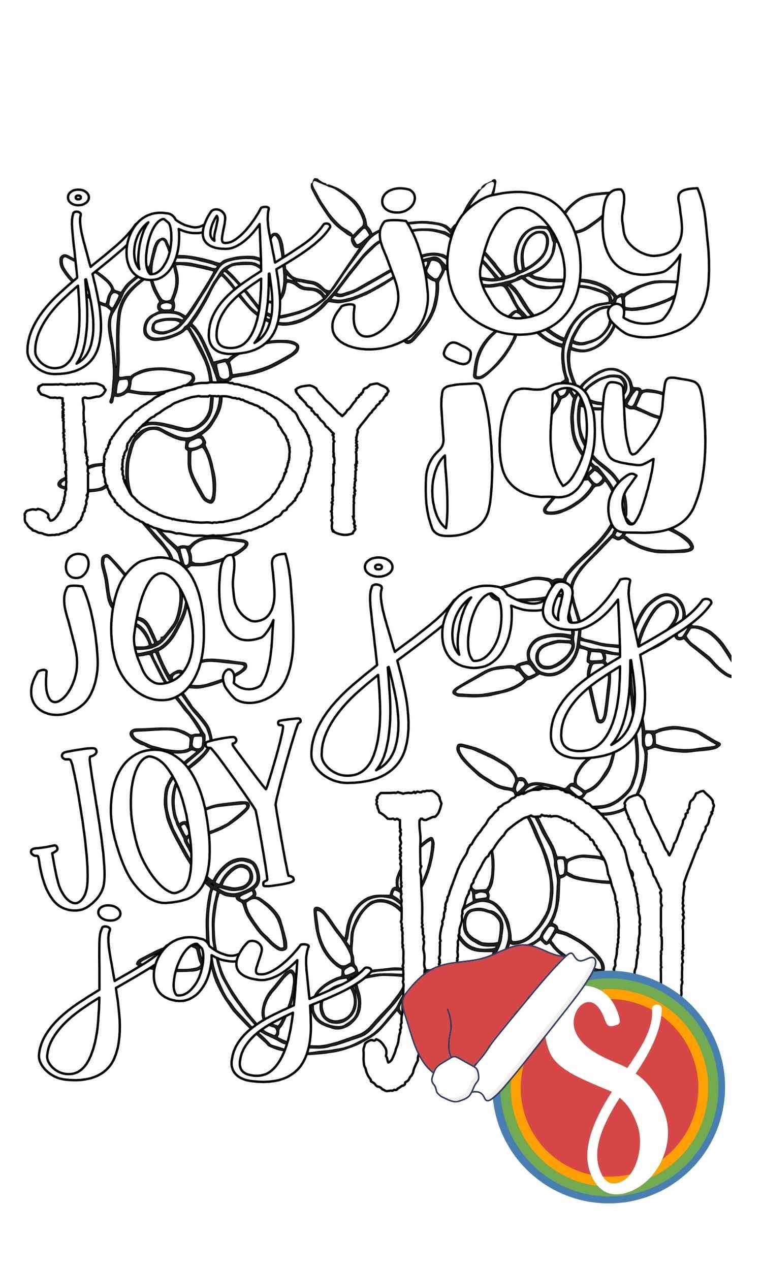 Christmas joy printables â stevie doodles