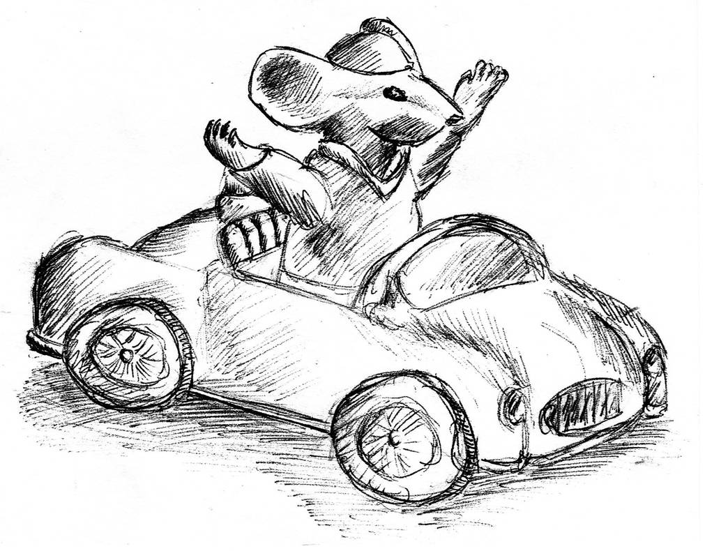 Stuart little croquis au stylo noir by realplastro on