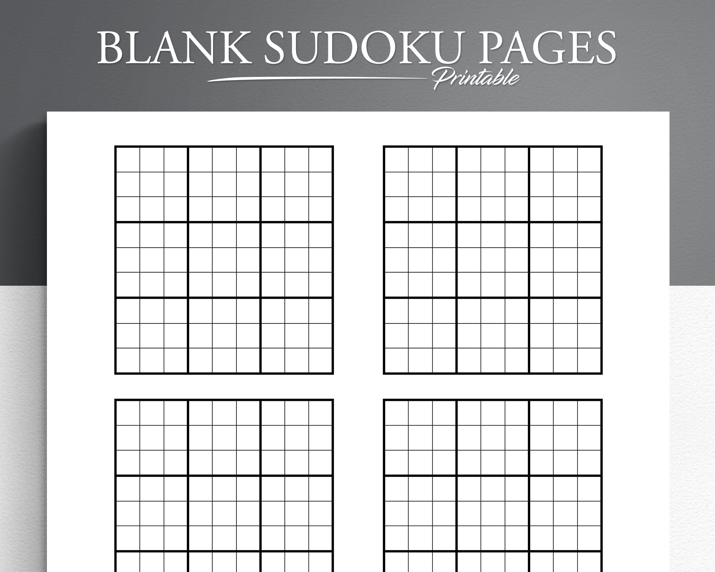 Blank sudoku pages printable blank sudoku sudoku grid sudoku game sheets