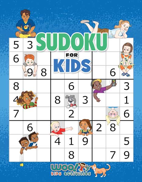 Sudoku for kids printable worksheets and book woo jr kids activities childrens publishing