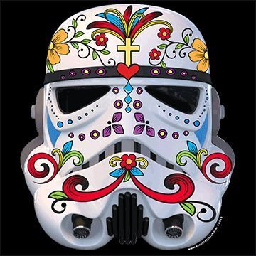 Storm trooper sugar skull