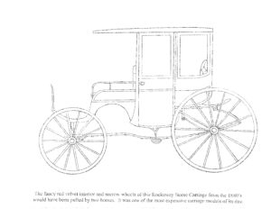 Carriage coloring page