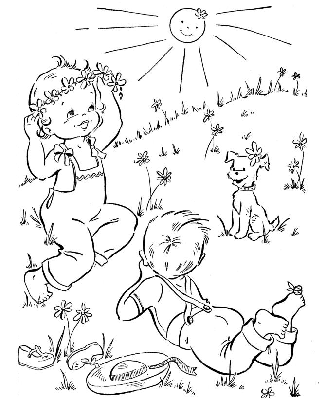 Weather coloring pages