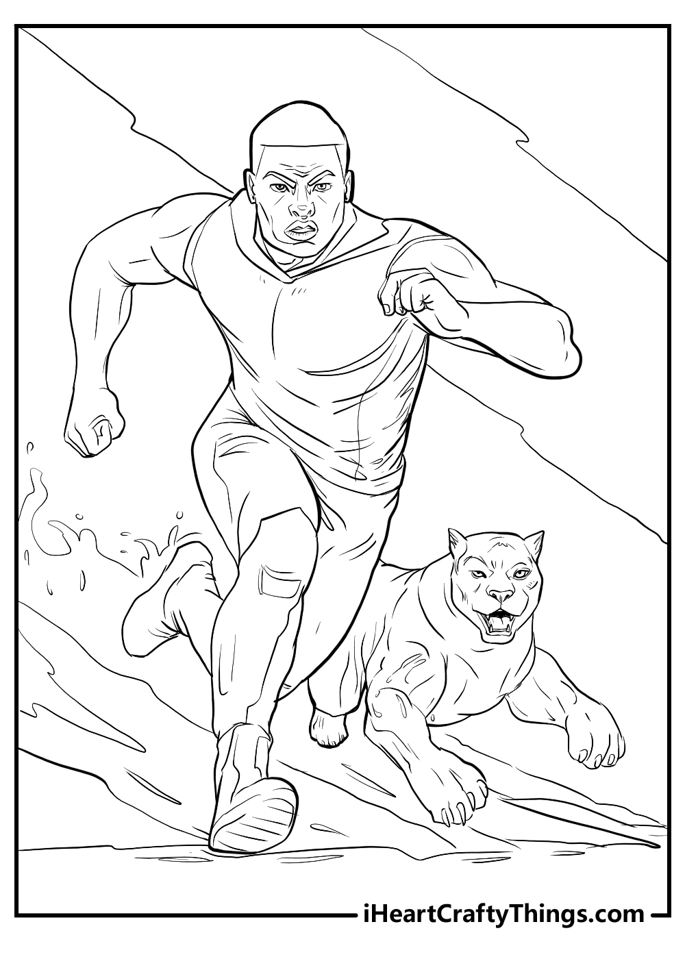 Printable black panther coloring pages updated