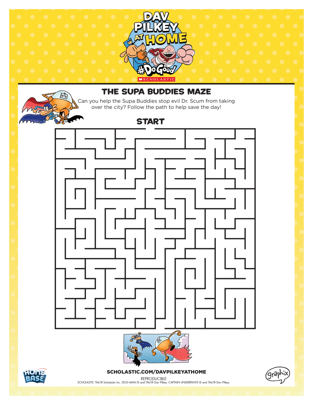 Printable activities dav pilkey