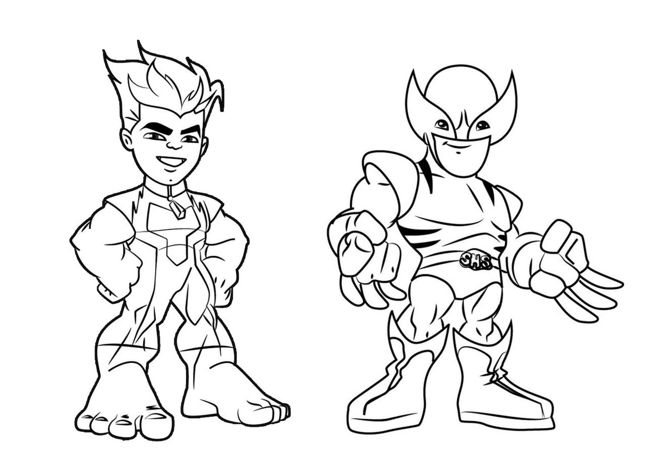 Wolverine coloring pages by coloringpageswk on