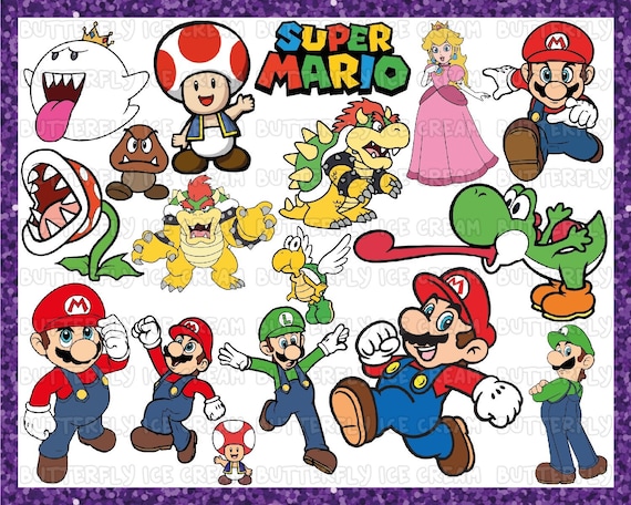 Super mario svg mario svg luigi svg super mario cricut super mario clipart super mario bros svg mario clipart super mario