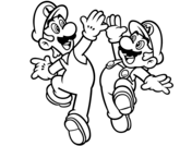 Super mario bros coloring pages free coloring pages