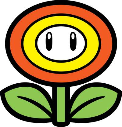 Super mario fire flower d by joshuat on