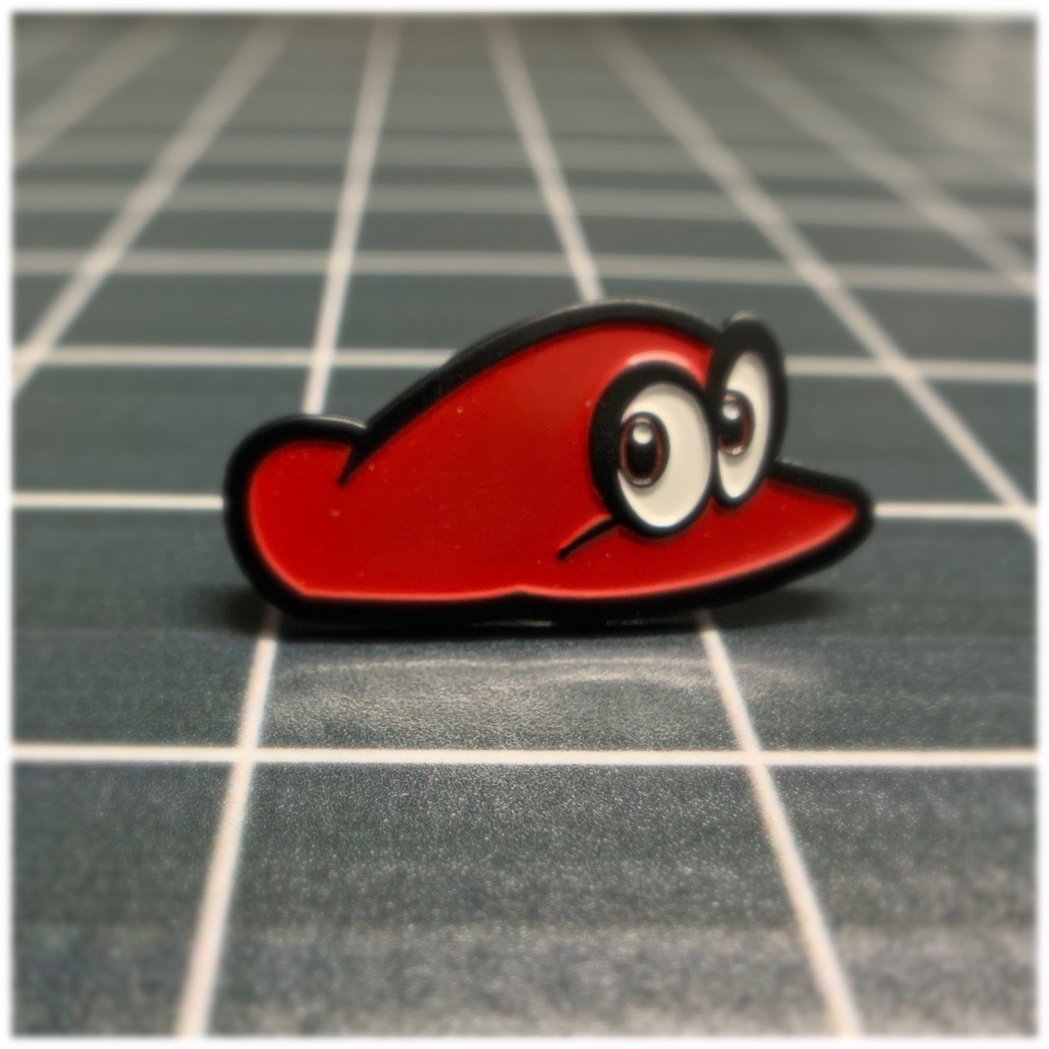 Mario cappy enamel lapel pin super mario odyssey