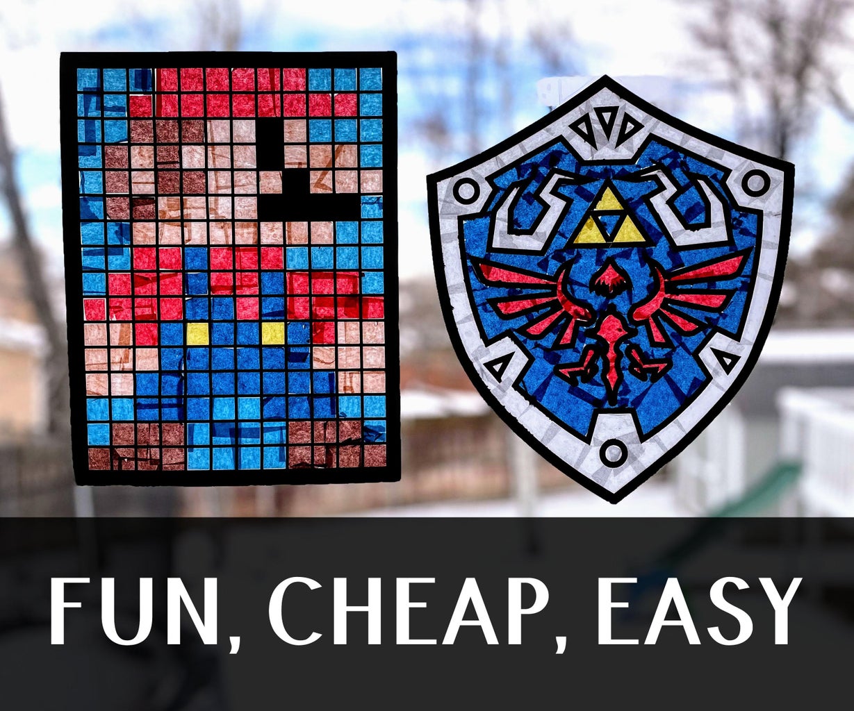 How to make faux stained glass from tissue paper any age steps with pictures
