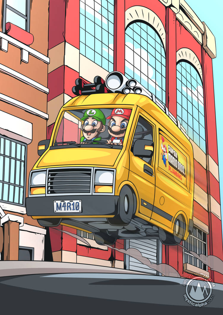 Super mario bros plumbing by mysticalpha on