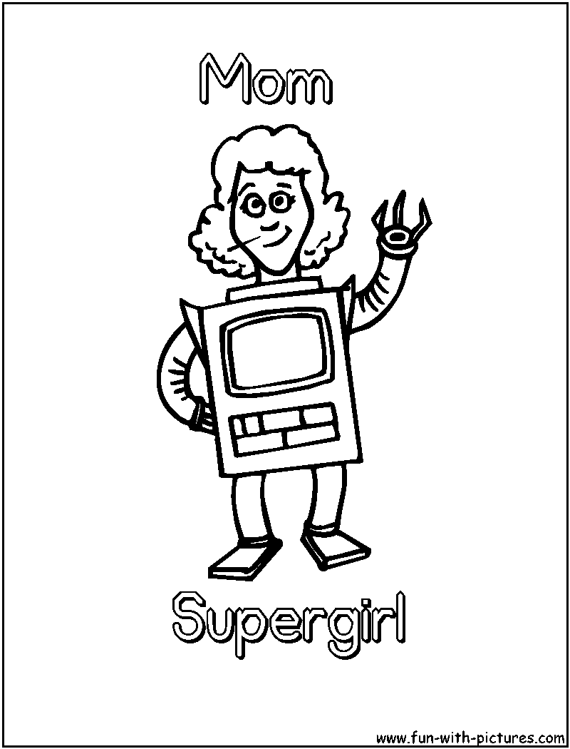 Mothers day coloring pages
