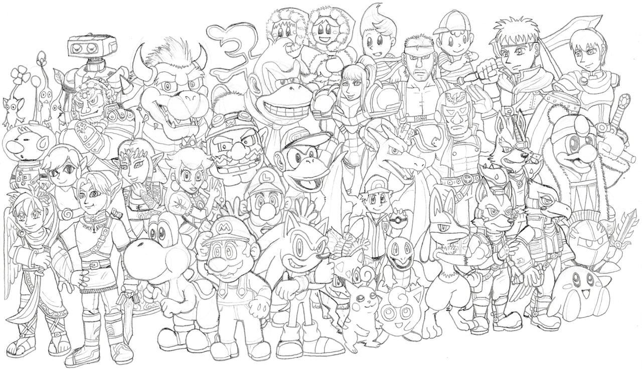 Super smash bros brawl
