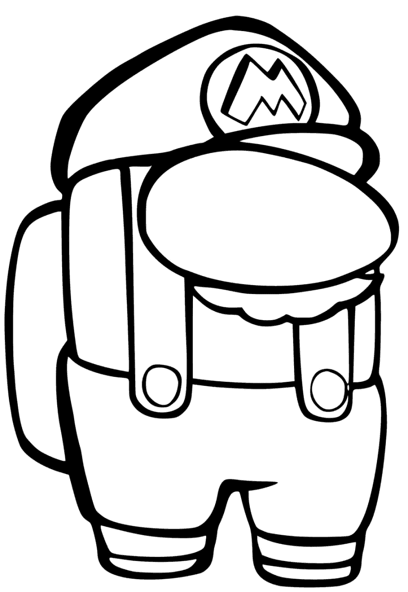 Among us coloring pages free to print