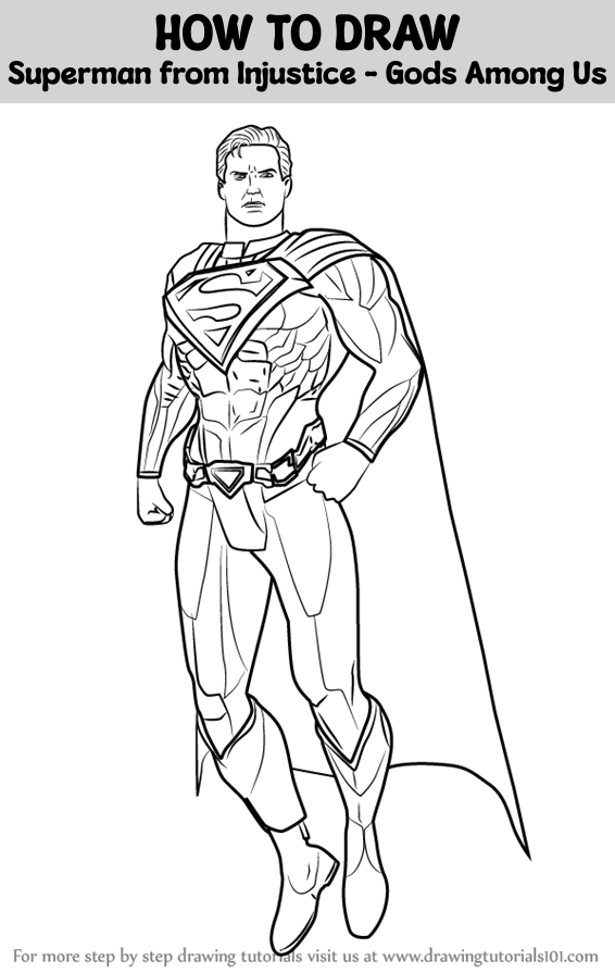 How to draw superman from injustice