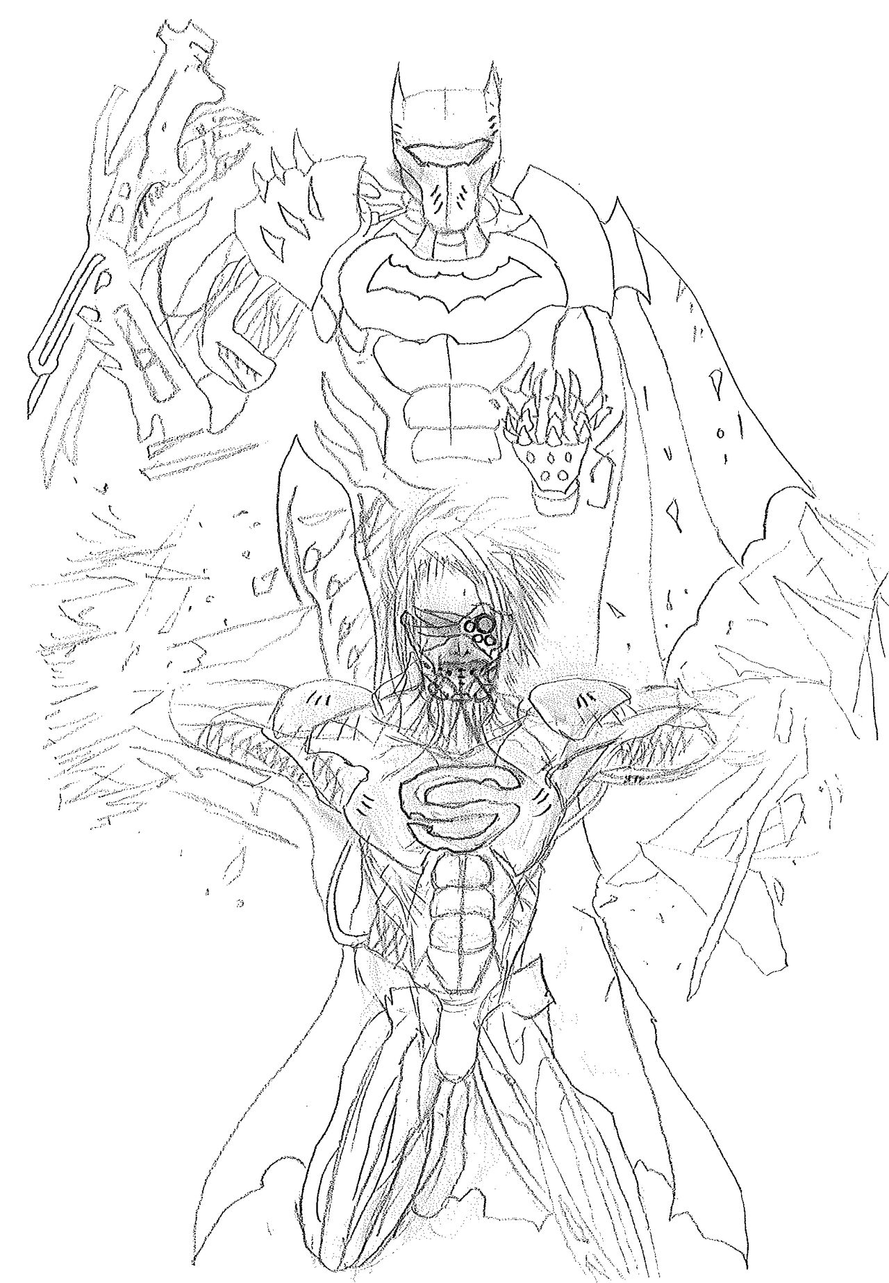 Android batman and superman