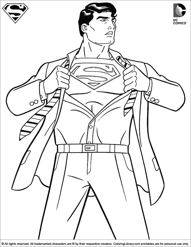 Superman coloring picture superman coloring pages coloring book pages superhero coloring