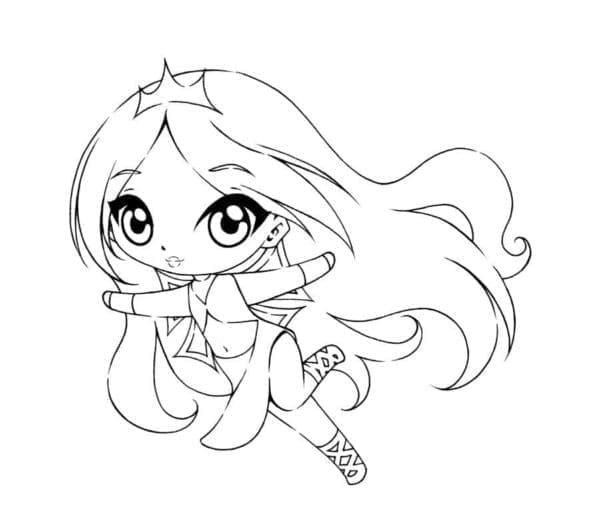 Chibi superman and deadpool coloring page
