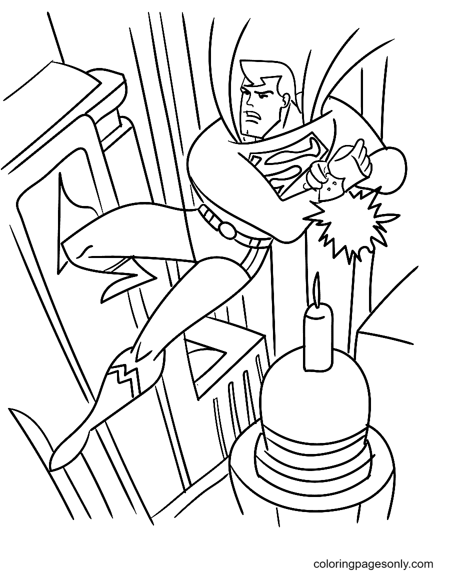 Superman coloring pages printable for free download