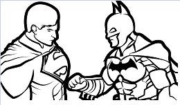 Superman coloring pages printable for free download