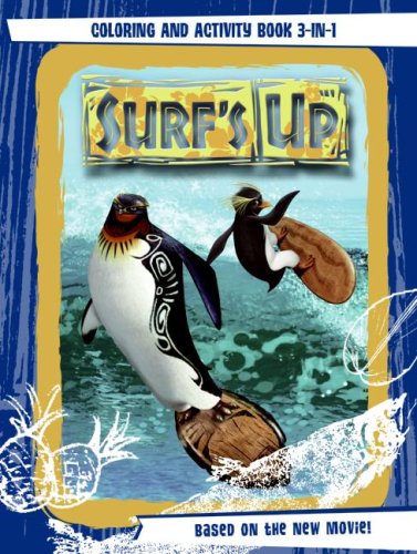 Surfs up coloring and activity book