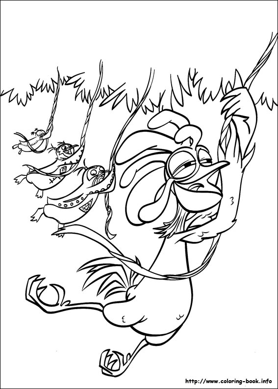 Surfs up coloring picture